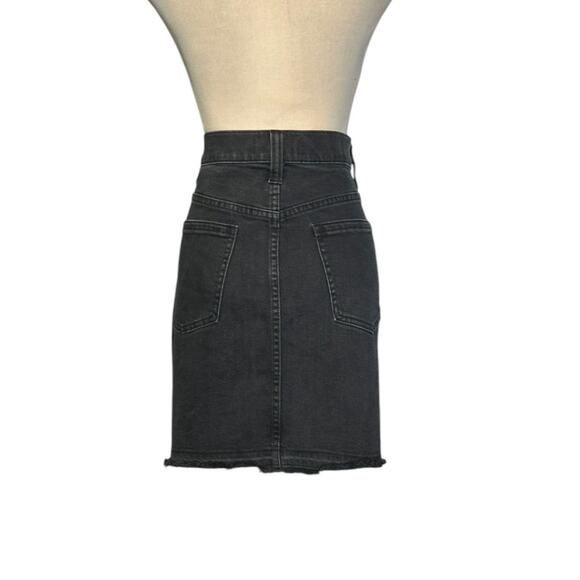 Madewell black Jean mini skirt size 30 - Picture 2 of 16